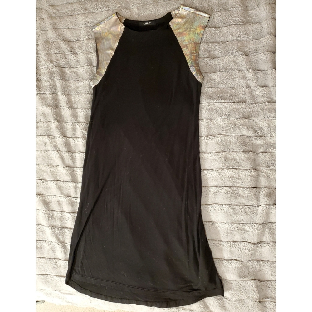 Holographic T-Shirt dress